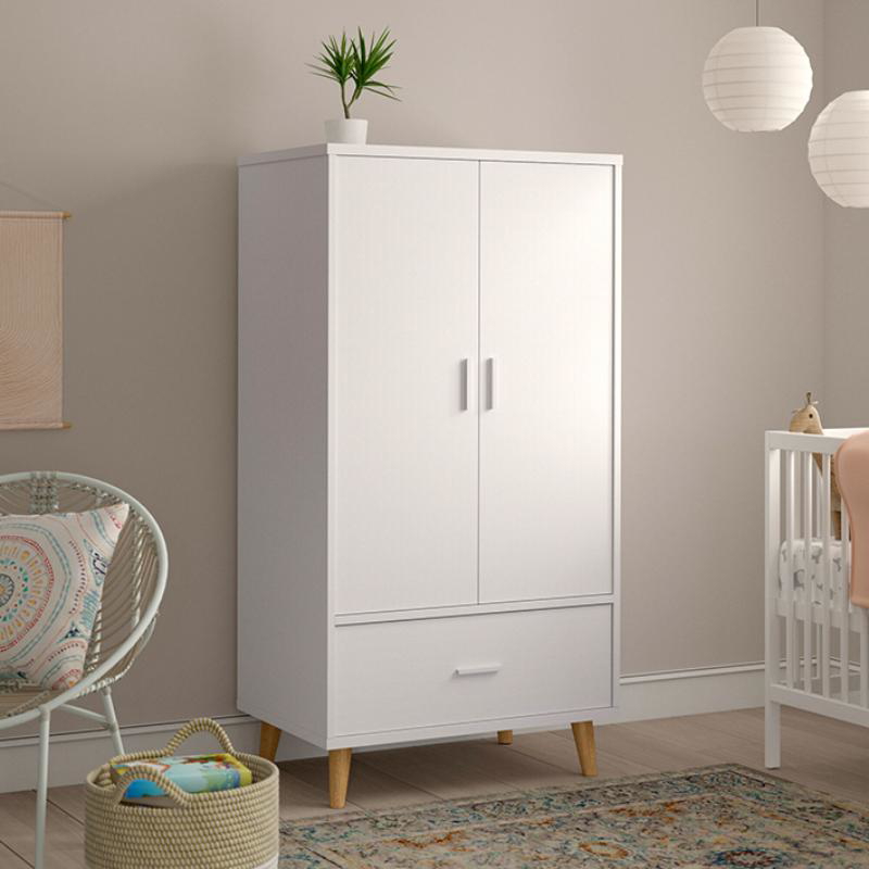 Wardrobe, 80 cm, White - KM-EG83-71
