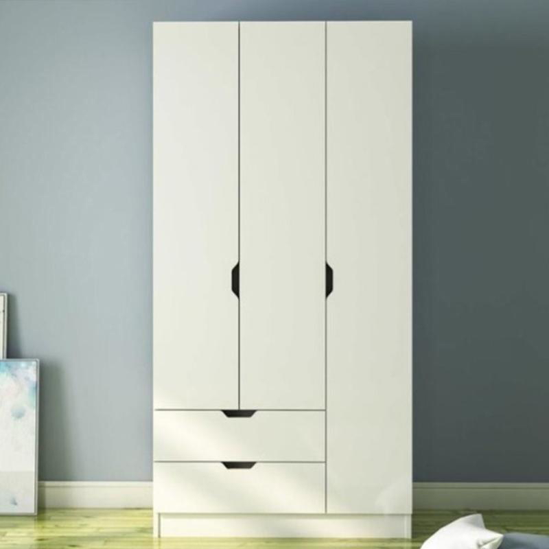 Wardrobe, 120 cm, White - KM-EG83-73