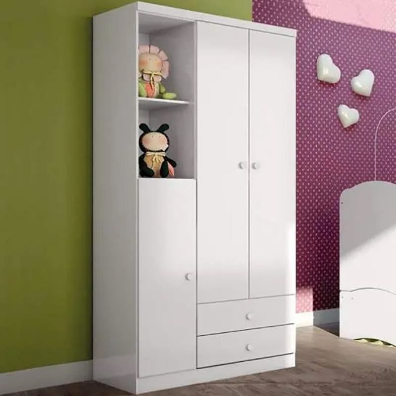 Wardrobe, 110 cm, White - KM-EG83-80