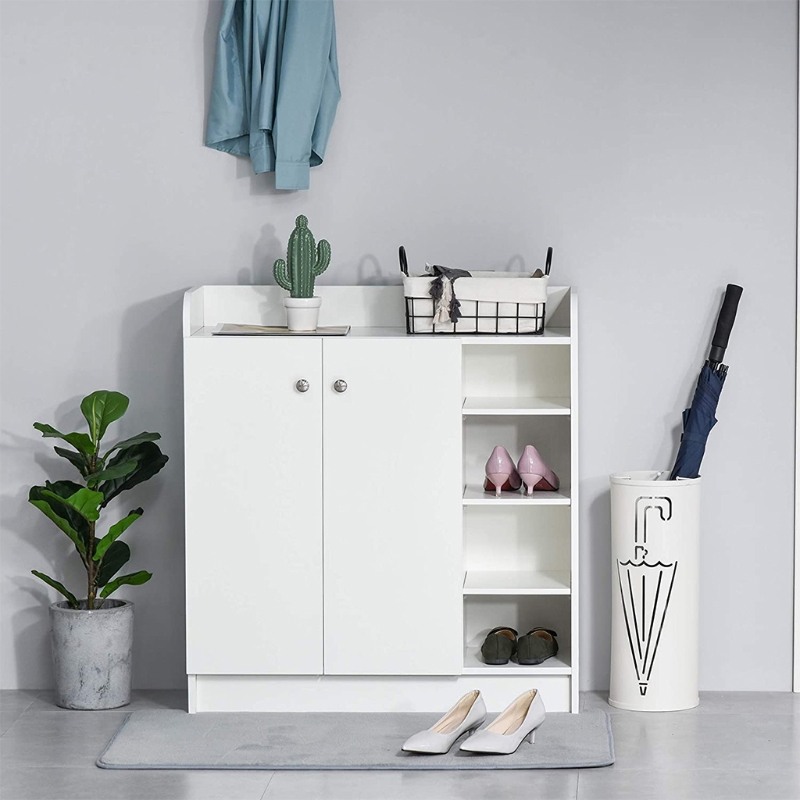 Shoe cabinet,90 cm,  white - KM-EG86-63