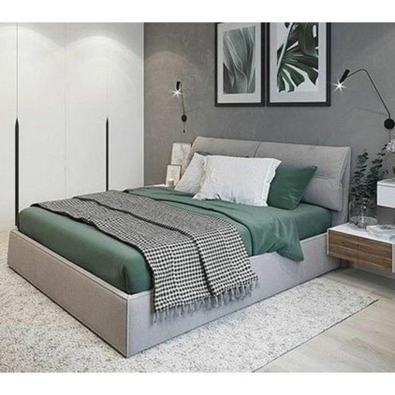 Bed, Multiple Sizes, Grey - KM-EG35-14