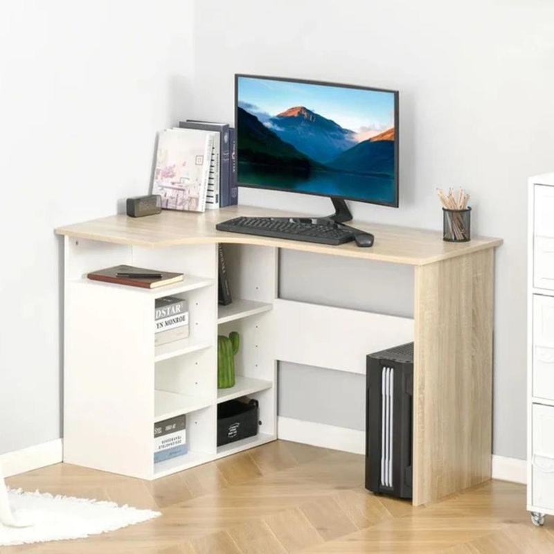 مكتب, 120 سم, بيج و ابيض - KM-EG95-29