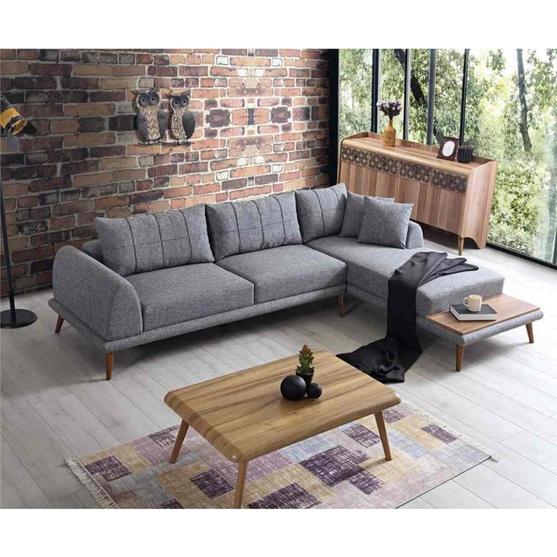 ركنه, 300 سم, رمادي فاتح - KM-EG98-58