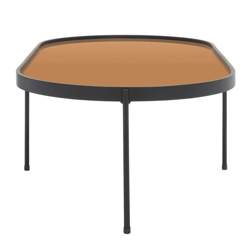 طاولة قهوة, 100 سم, أسود/بني - KM-EG27-08