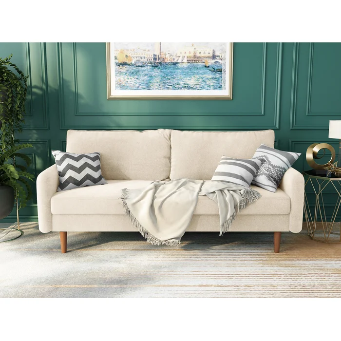 Sofa, 200 cm, Off White - KM-EG33-22