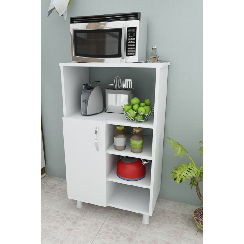 Kitchen Storage Unit, 70 cm, White - KM-EG103-169