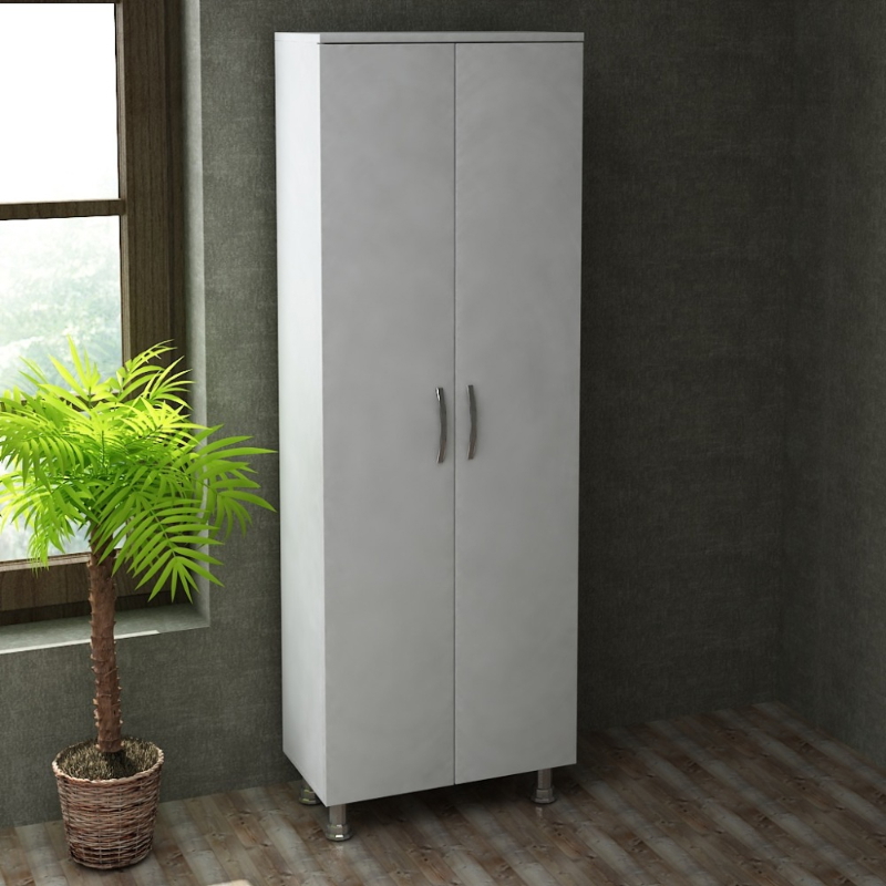 Kitchen Storage Unit, 70 cm, White - KM-EG103-171