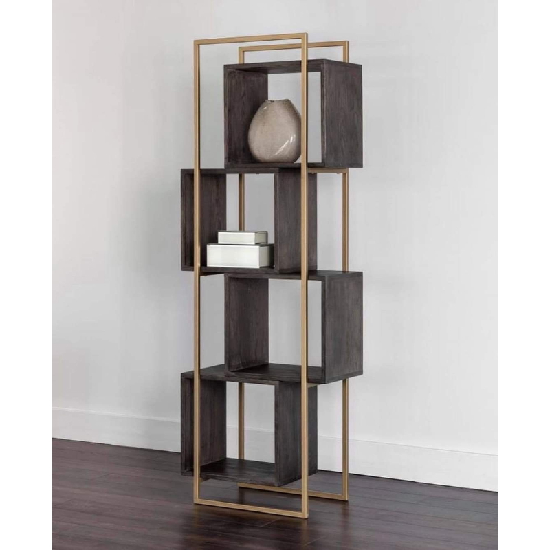 وحدة عرض, متعدد المقاسات, ذهبي/أسود - KM-EG106-64