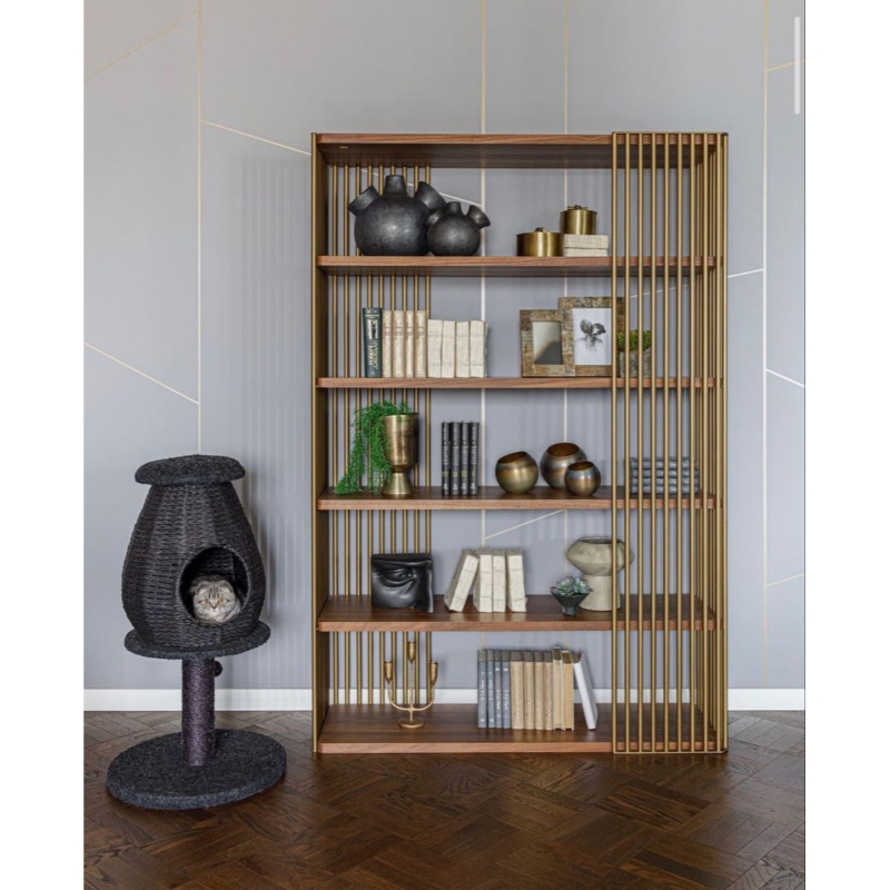 وحدة عرض, 100 سم, ذهبي/أسود - KM-EG106-70