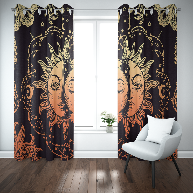 Curtain, 280 cm, Multi Color - KM-EG37-50