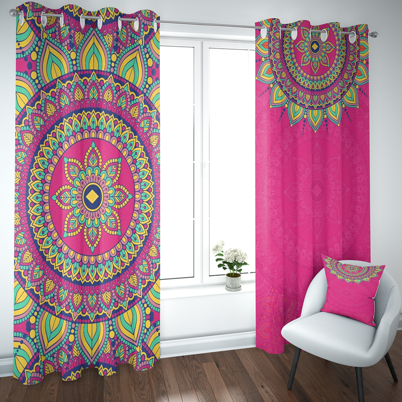 Curtain, 280 cm, Multi Color - KM-EG37-52