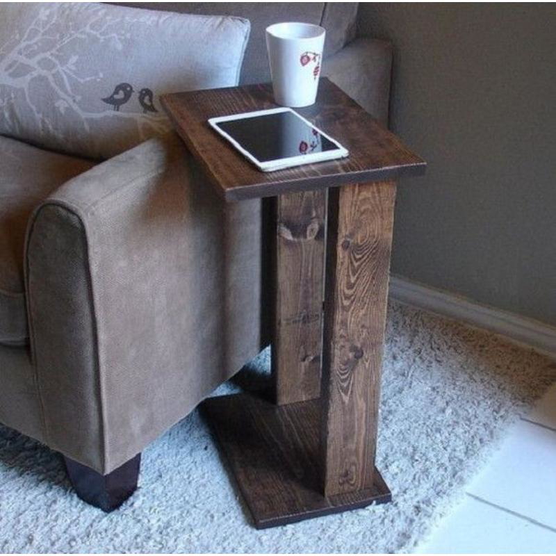 Side Table, 30 cm, Brown - KM-EG63-46