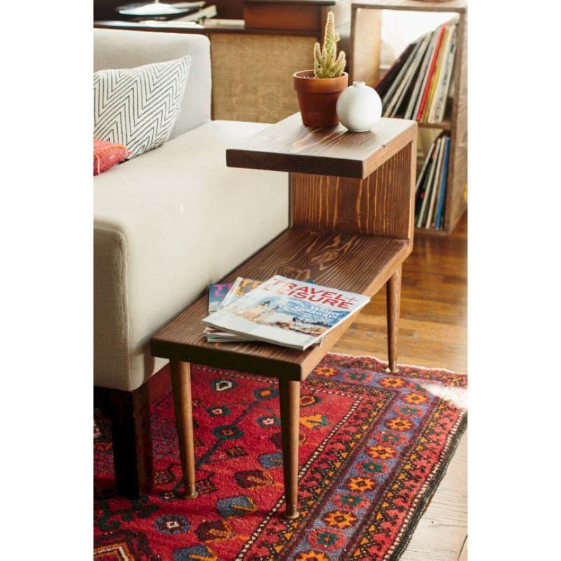 Side Table, 50 cm, Brown - KM-EG63-57