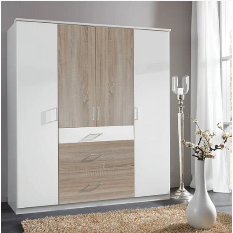 Wardrobe, 180cm, White - KM-EG33-28