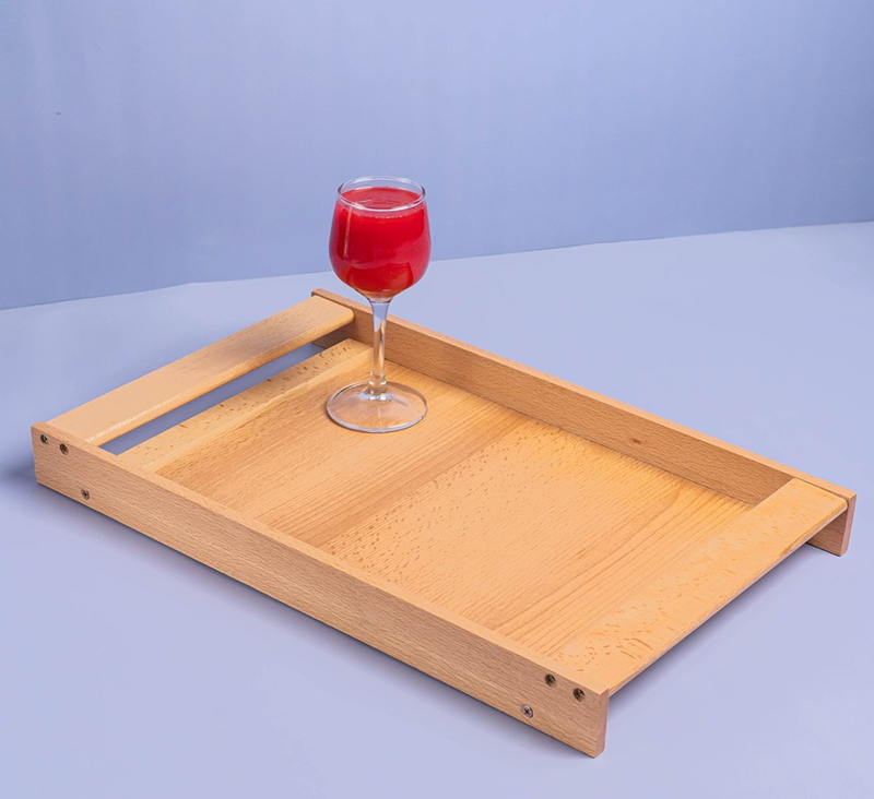 Wooden Tray, 1 Piece, Multiple colors - KM-EG55-41