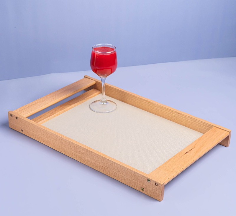 Wooden Tray, 1 Piece, Multiple colors - KM-EG55-41