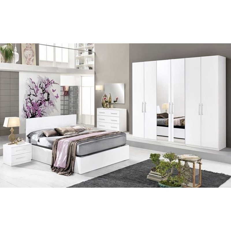 Bedroom, 4 Pieces, White - KM-EG35-71