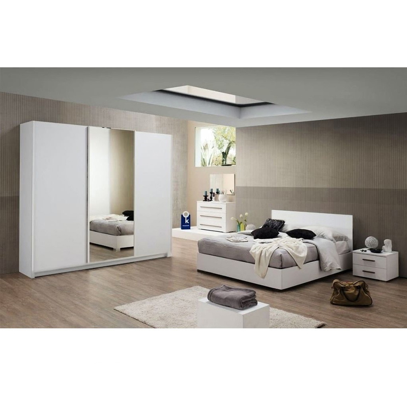 Bedroom, 4 Pieces, White - KM-EG35-75