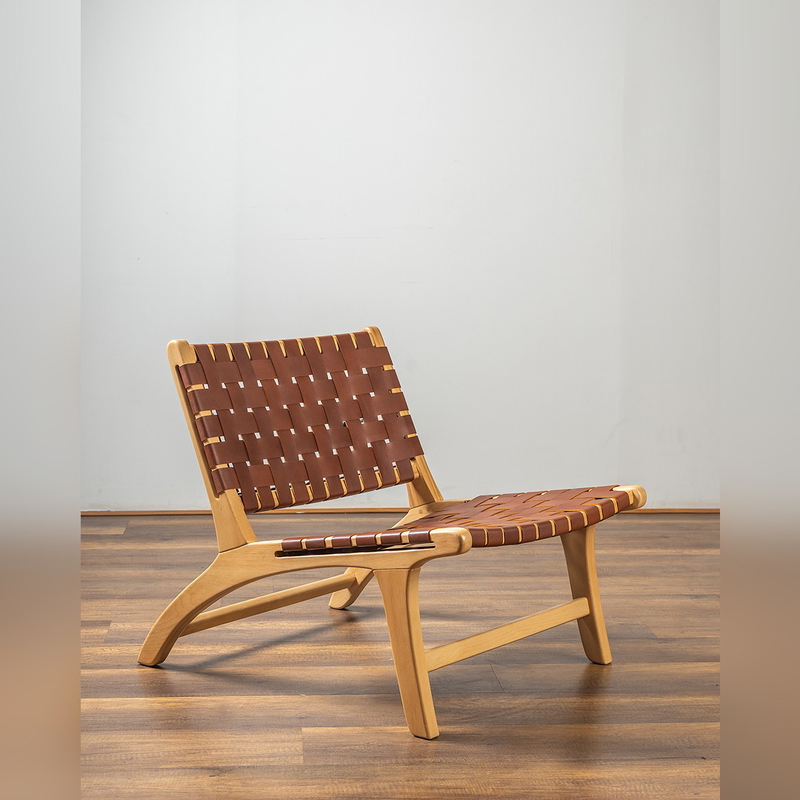 Chair, 65 cm, Brown/Wood - KM-EG89-32