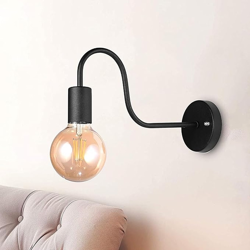 Wall Lamp, 20×25 cm, Black - KM-EG6-156