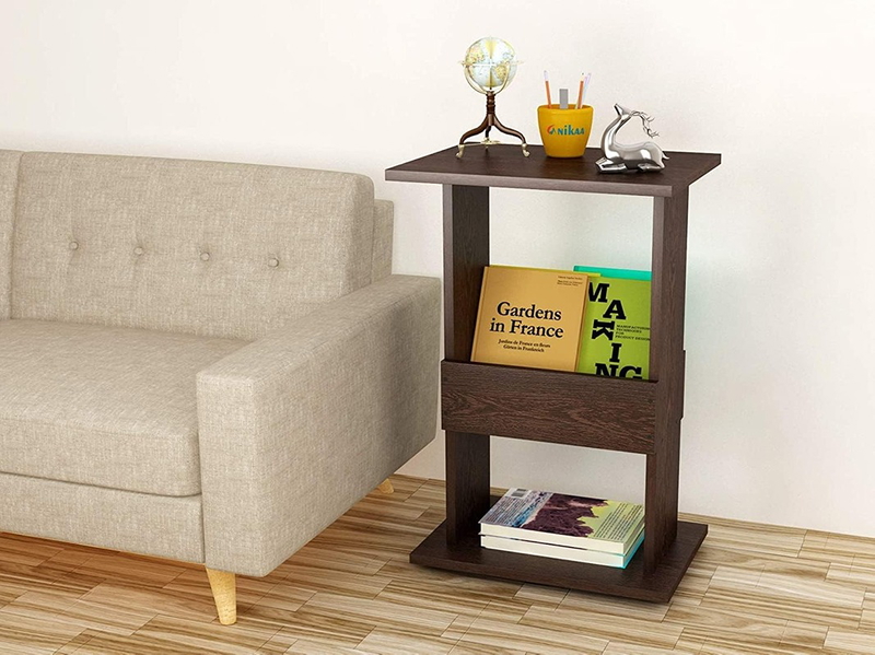 Side Table, 40 cm, Dark Brown - KM-EG116-11