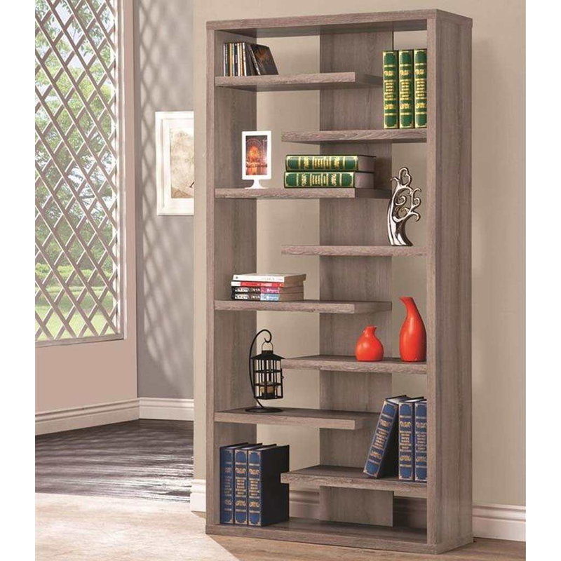 Bookcase, 190 cm, Dark Beige - KM-EG114-31