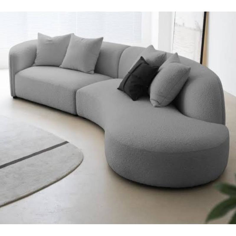 C-Shape Sofa, 260 cm, Grey - KM-EG117-42