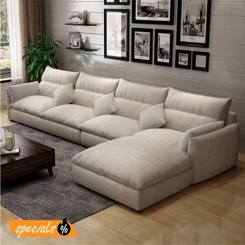 Corner Sofa, 300 cm, Beige - KZ 44