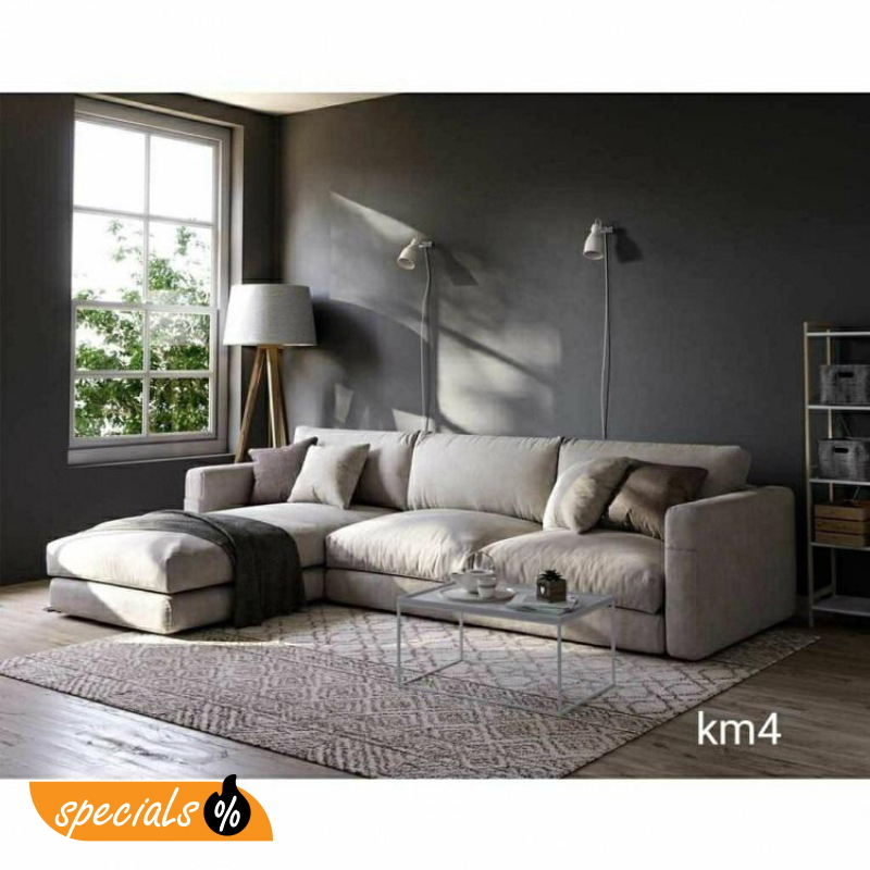 Corner Sofa, 250 cm, Beige - WR4