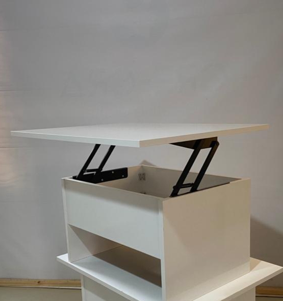 Coffee Table, 80 cm, White - KM-EG114-20