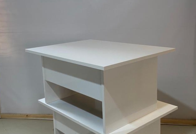 Coffee Table, 80 cm, White - KM-EG114-20