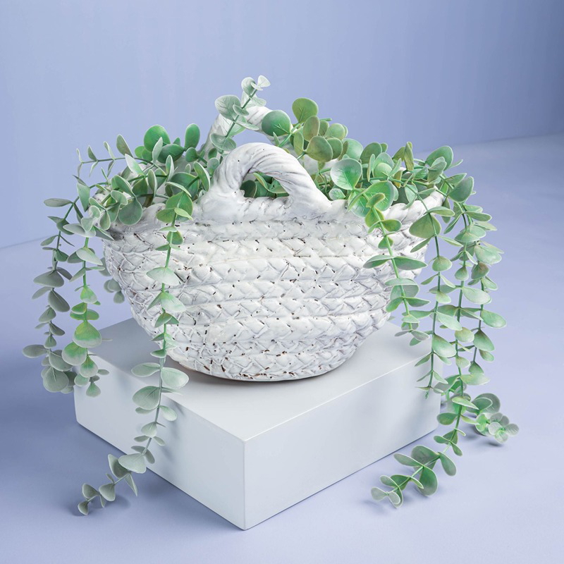 Lazy Flower Vase, Medium, White - KM-EG55-111