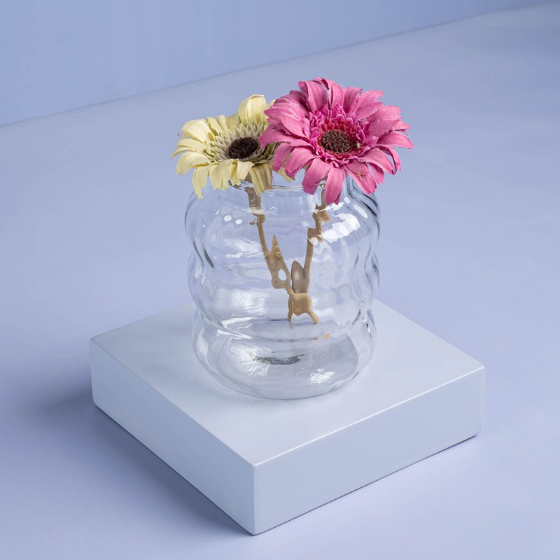 Blossom Vase, Medium, Transparent - KM-EG55-122