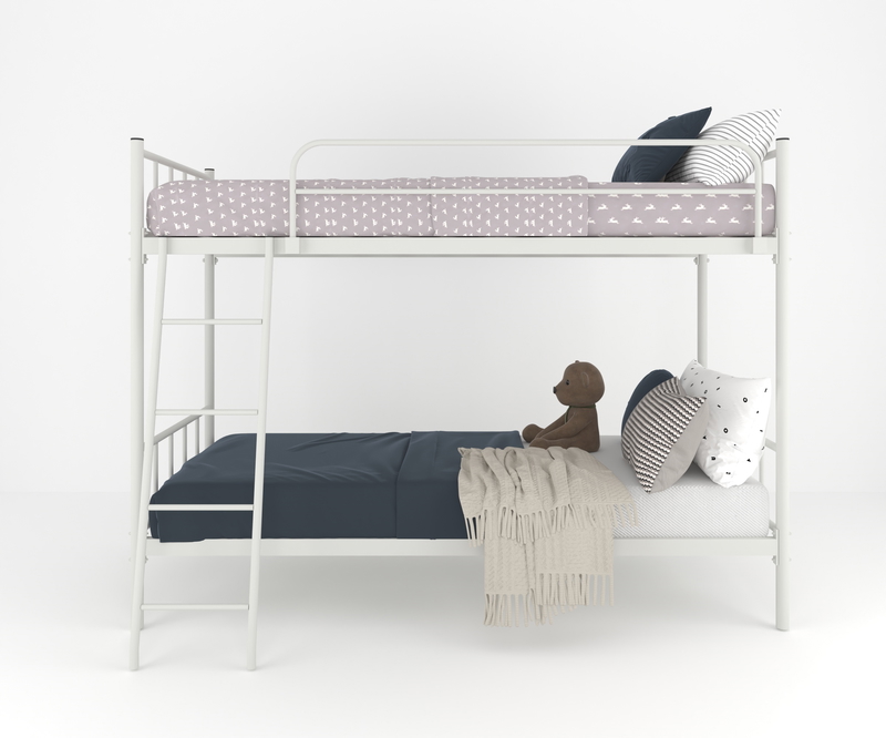 Bed 2 Floors, 80 cm, White - KM-EG119-12