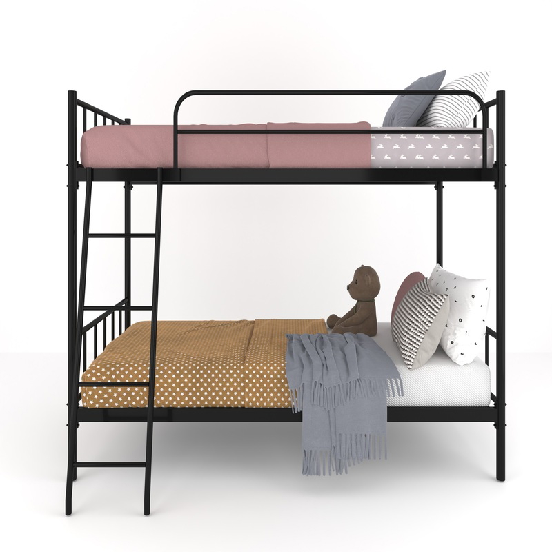 Bed 2 Floors, 91 cm, Black - KM-EG119-13