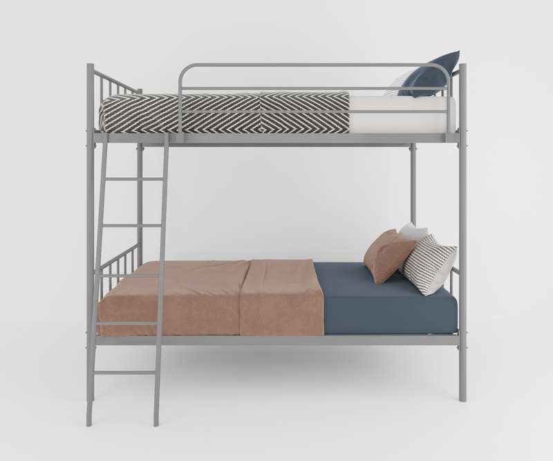 Bed 2 Floors, 100 cm, Gray - KM-EG119-14