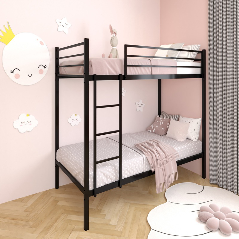 Bed 2 Floors, 101 cm, Black - KM-EG119-19