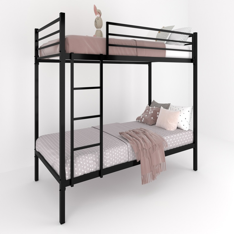 Bed 2 Floors, 101 cm, Black - KM-EG119-19