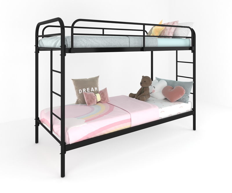 Bed 2 Floors, 91 cm, Black - KM-EG119-23