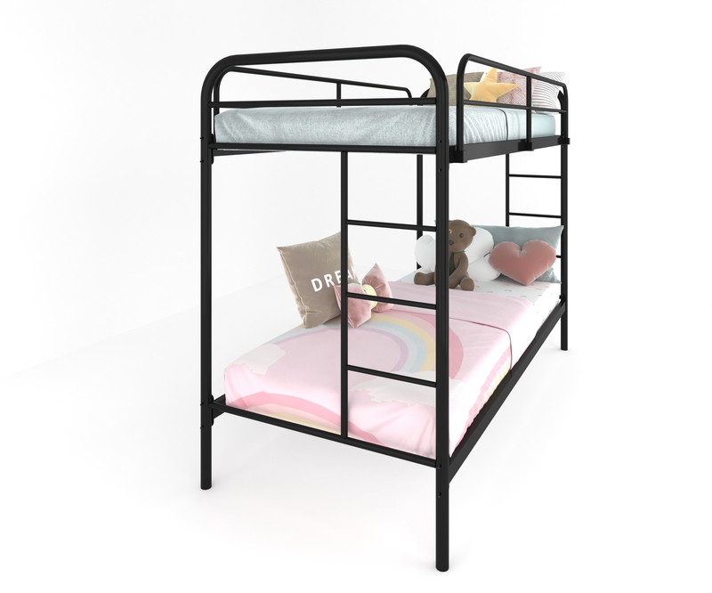 Bed 2 Floors, 91 cm, Black - KM-EG119-23