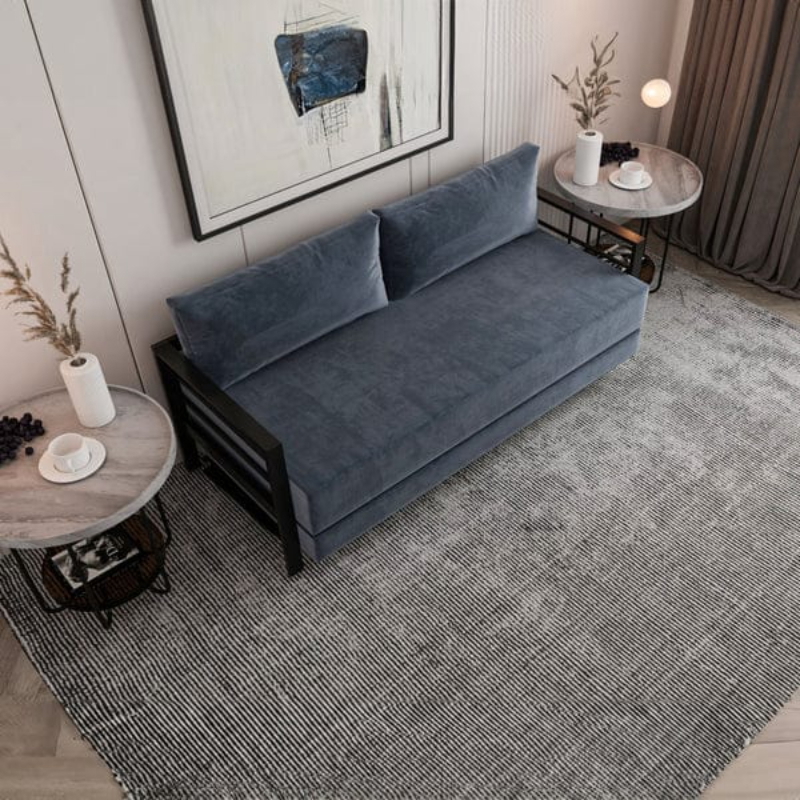 Sofa Bed, 80 cm, Black - KM-EG119-11