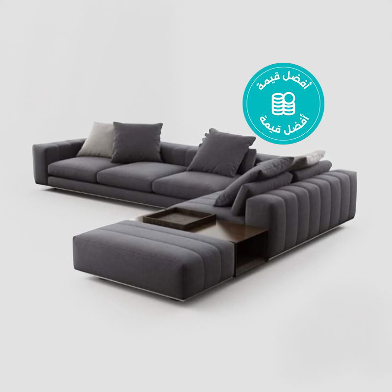 Corner Sofa, 300 cm, Dark Grey - RW9