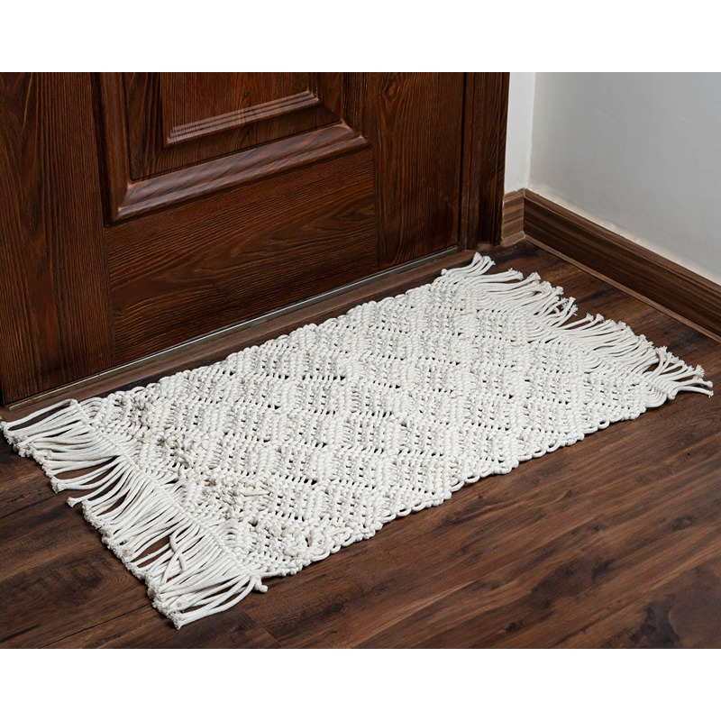 Entrance Mat, 1 Pcs, White - KM-EG55-182