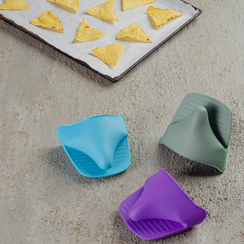 Silicone Oven Mitt, 1 Pcs, Multi-Color - KM-EG55-208