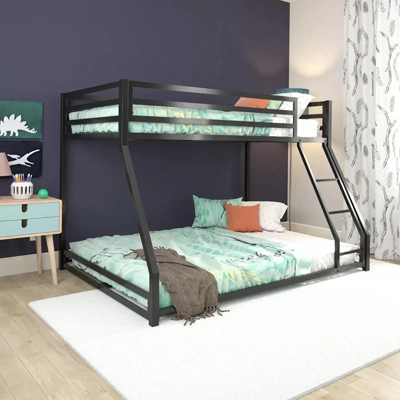 Bunk Bed, 100/120 cm, Black - KM-EG115-31