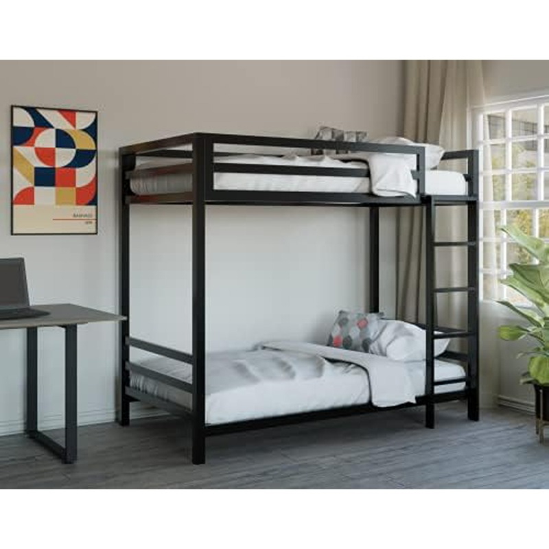 Bunk Bed, 100 cm, Black - KM-EG115-33