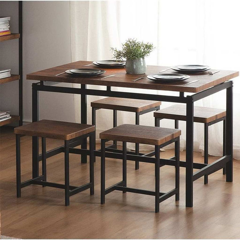 Dining Set, 5 Pcs, Multiple Colors - KM-EG124-15