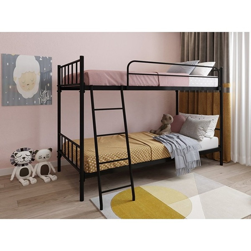 Bunk Bed, 100 cm, Black - KM-EG124-92