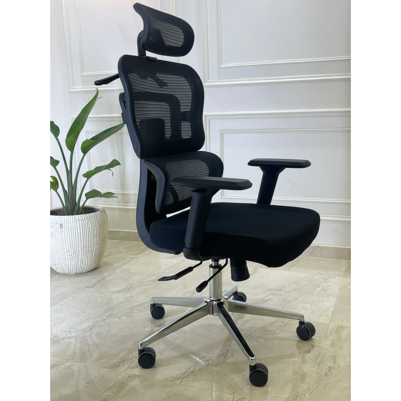 Office Chair, 51 cm, Black  - KM-EG100-17