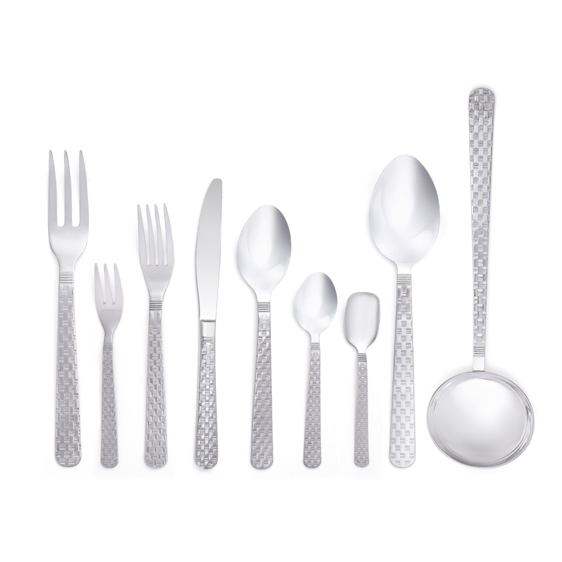 Cutlery Set, 87 Pcs, Silver - KM-EG64-33